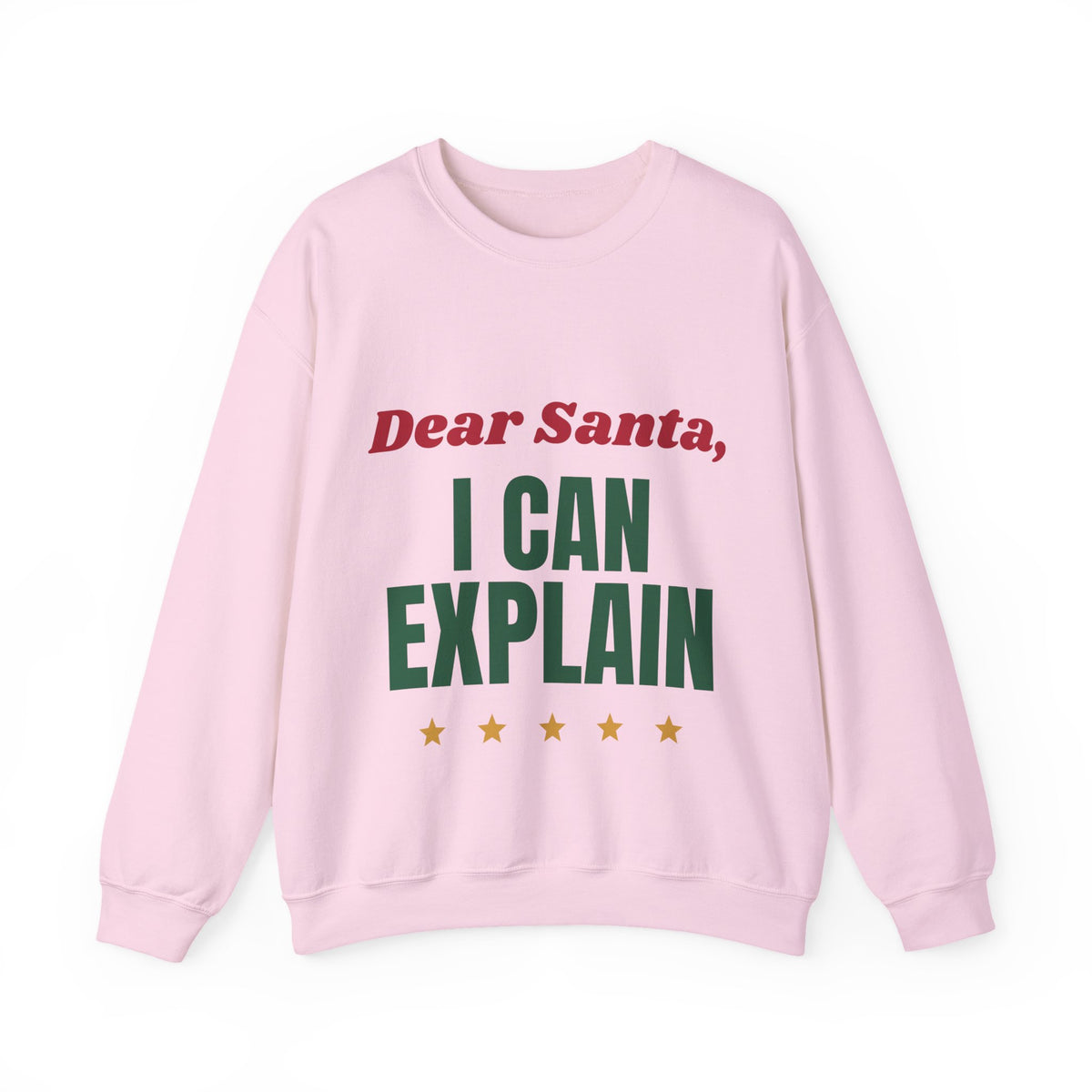 Dear Santa I Can Explain Funny Christmas Sweatshirt, Naughty List Holiday Crewneck, Funny Xmas Gift, Christmas Party Shirt