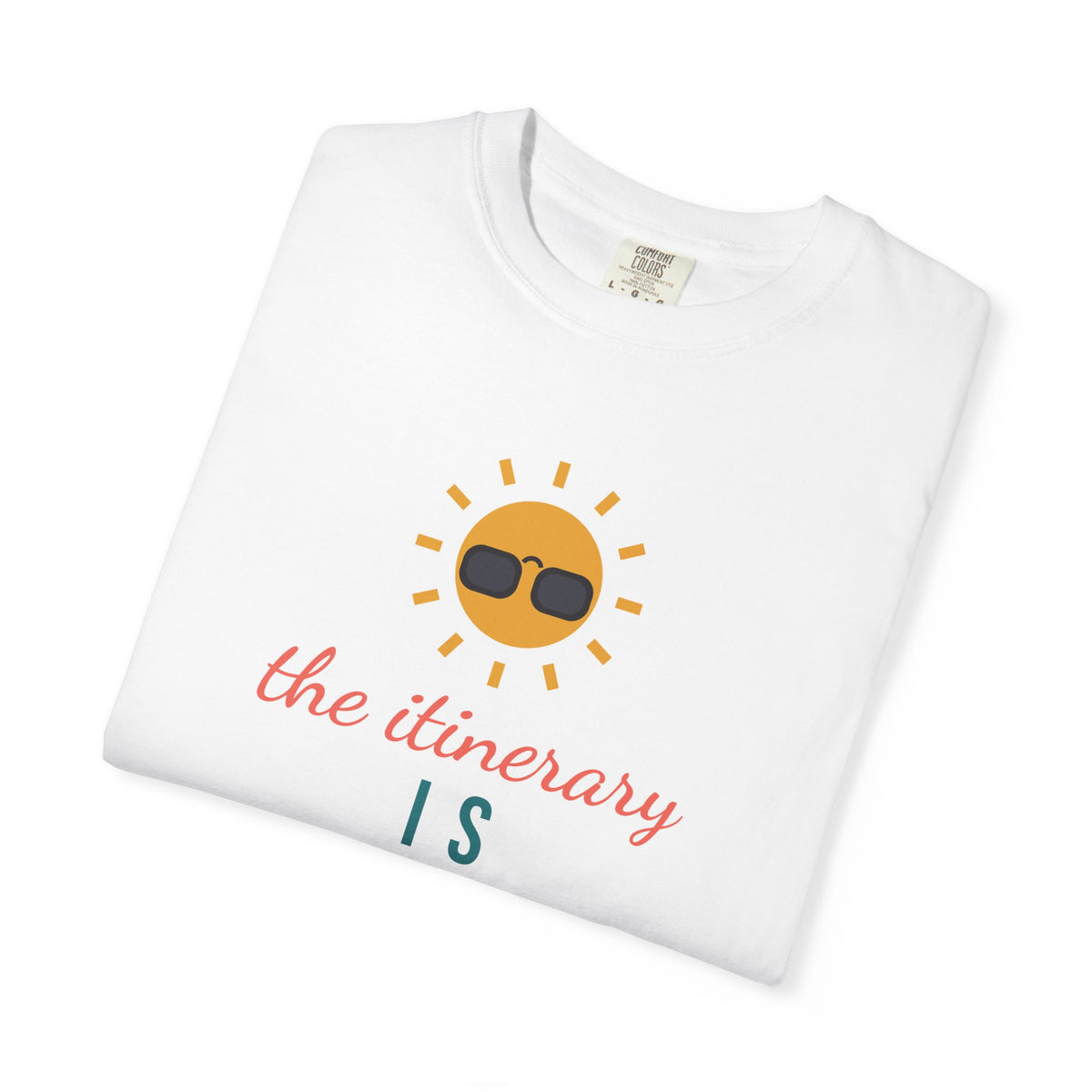 The Itinerary Is Sunshine Girls' Trip Shirt, Custom Destination & Year Beach Vacation Tee, Matching Weekend Shirts