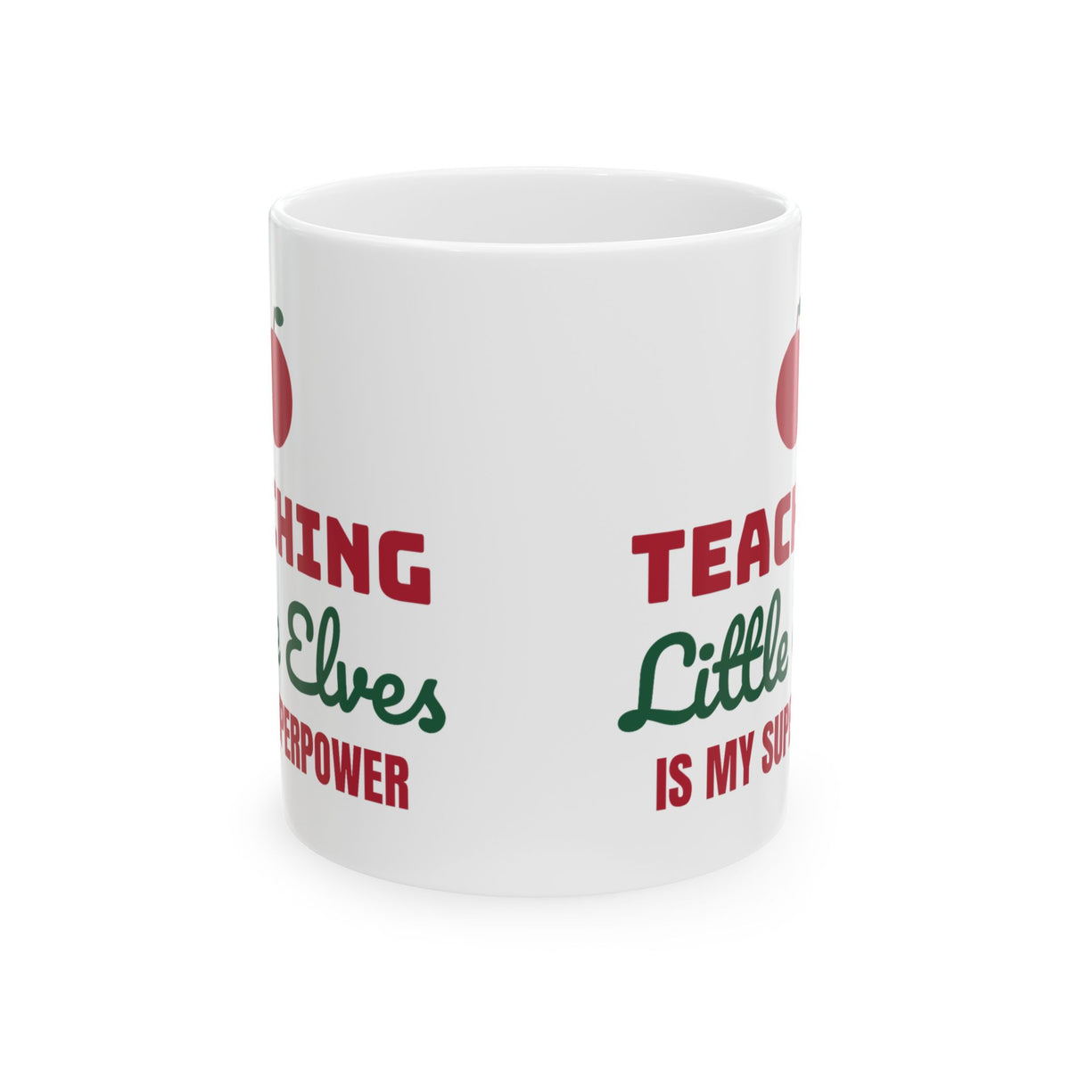 Teaching Little Elves Christmas Teacher Mug, Teacher Holiday Mug, Christmas Gift for Teacher, Teacher Mug