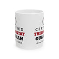 Certified Thermostat Guardian Funny Dad Mug, Do Not Touch Dad Coffee Cup, Fathers Day or Christmas Gift for Dad