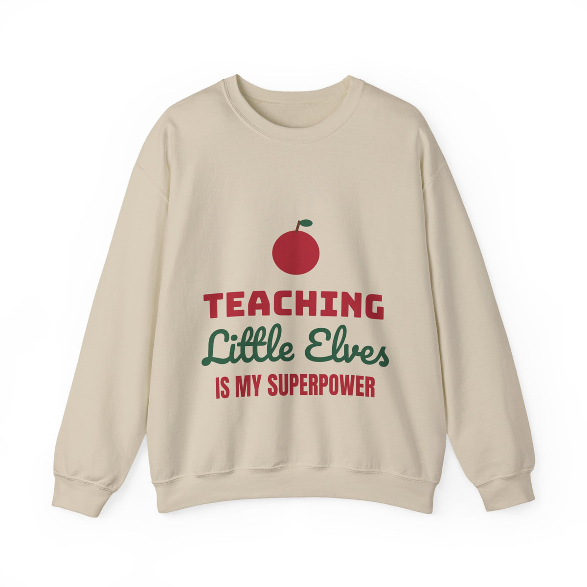 Teaching Little Elves Christmas Teacher Sweatshirt, Teacher Holiday Crewneck, Christmas Gift for Teacher, Teacher Mug