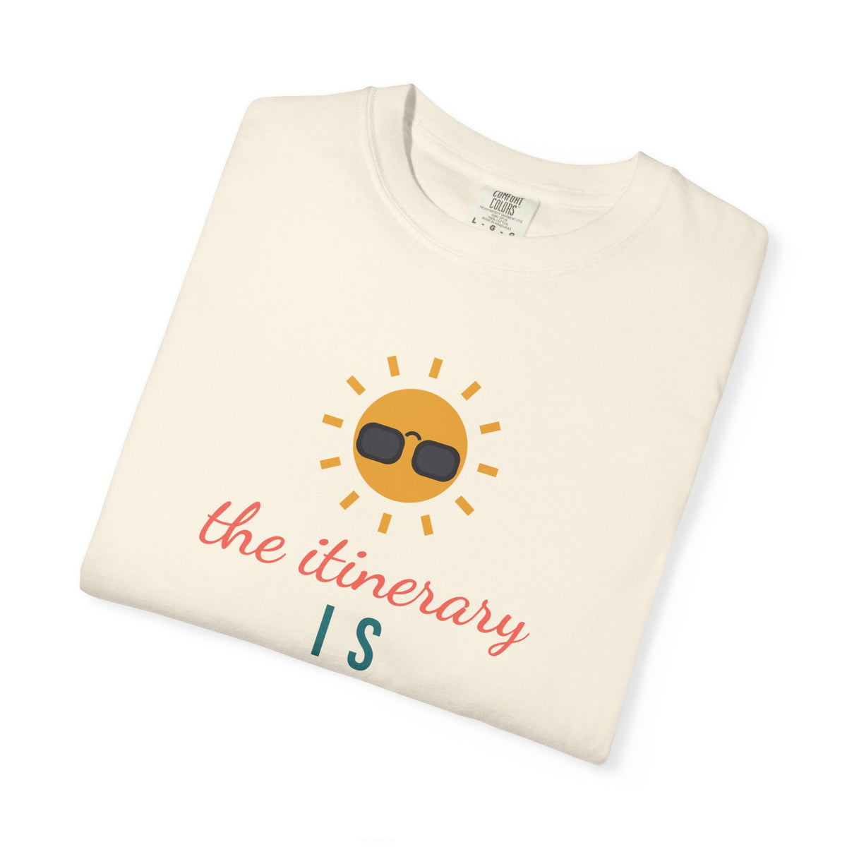 The Itinerary Is Sunshine Girls' Trip Shirt, Custom Destination & Year Beach Vacation Tee, Matching Weekend Shirts