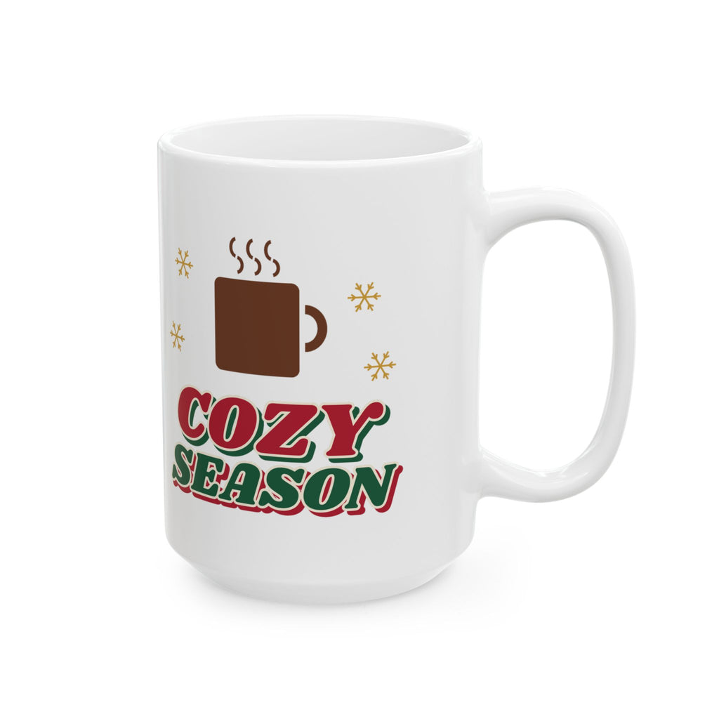 Cozy Season retro hot cocoa christmas mug design by Blackstar Creative, view 8