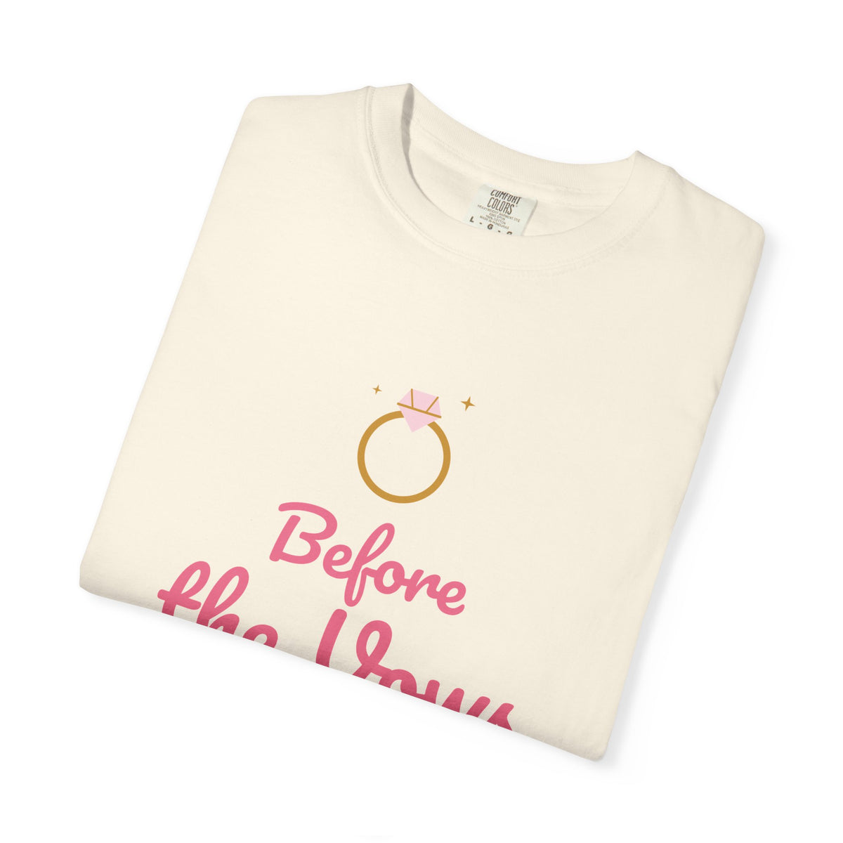 Before the Vows Bachelorette Shirts, Custom City & Year Bach Party Tee, Bride and Crew Matching Comfort Colors Shirts