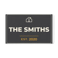 Custom Last Name Doormat, Modern Family Name Est. Mat, Personalized New Home Gift, Closing Gift for Homeowners