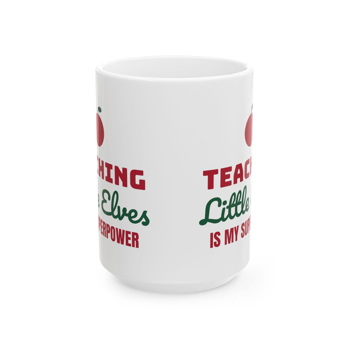 Teaching Little Elves Christmas Teacher Mug, Teacher Holiday Mug, Christmas Gift for Teacher, Teacher Mug