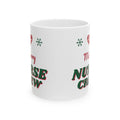 Merry Nurse Crew nurse christmas mug design by Blackstar Creative