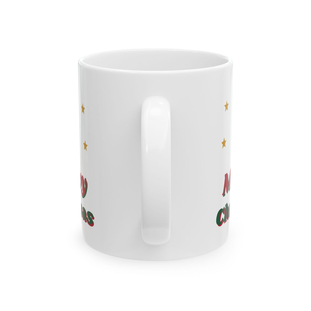 Meowy Christmas Cat Mug, Black Cat Santa Hat Holiday Mug, Cat Mom Xmas Gift, Funny Cat Christmas Mug