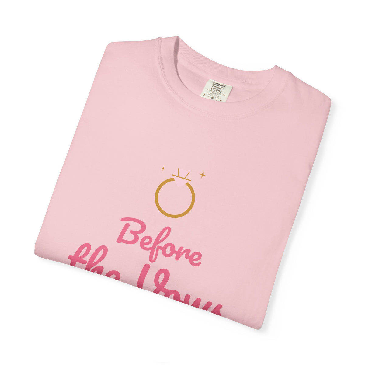 Before the Vows Bachelorette Shirts, Custom City & Year Bach Party Tee, Bride and Crew Matching Comfort Colors Shirts