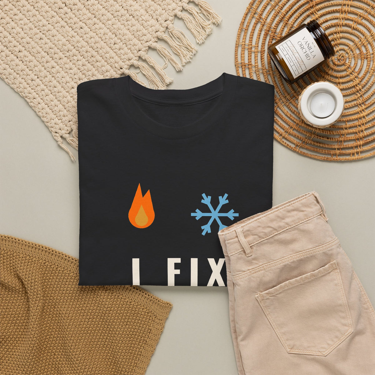 I Fix Hot Rooms and Cold Shoulders Funny HVAC Shirt, HVAC Tech Humor Tee, Gift for HVAC Technician Dad