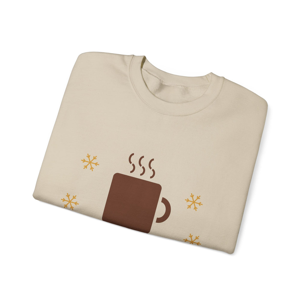Cozy Season retro hot cocoa christmas sweatshirt design by Blackstar Creative, view 8