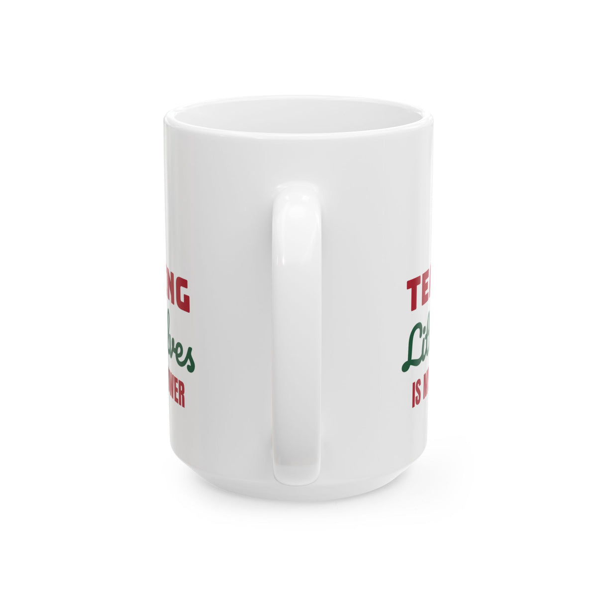 Teaching Little Elves Christmas Teacher Mug, Teacher Holiday Mug, Christmas Gift for Teacher, Teacher Mug
