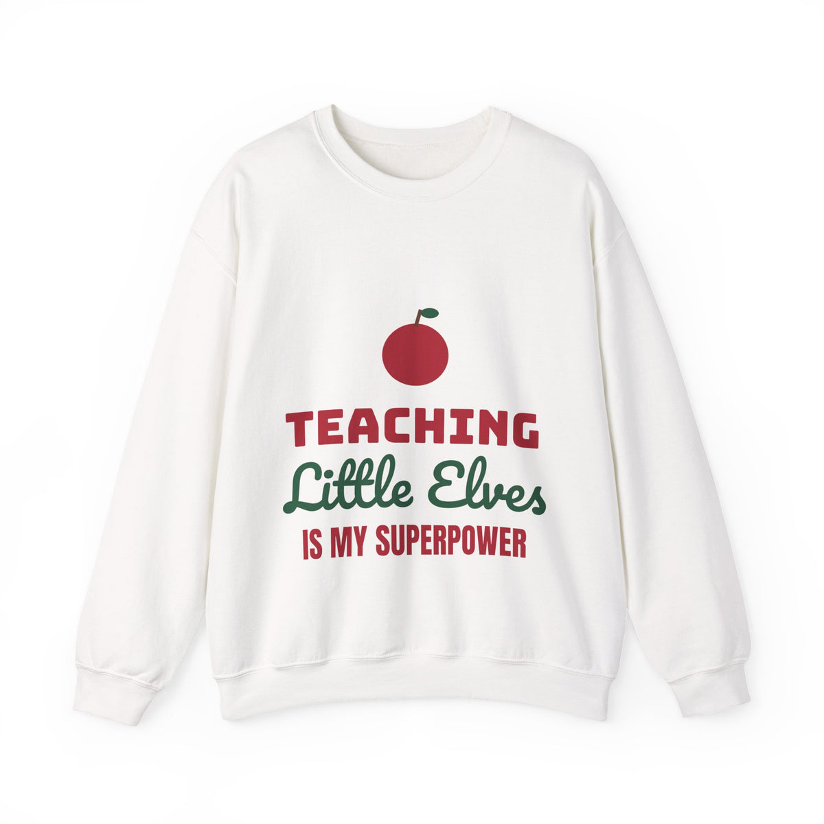 Teaching Little Elves Christmas Teacher Sweatshirt, Teacher Holiday Crewneck, Christmas Gift for Teacher, Teacher Mug