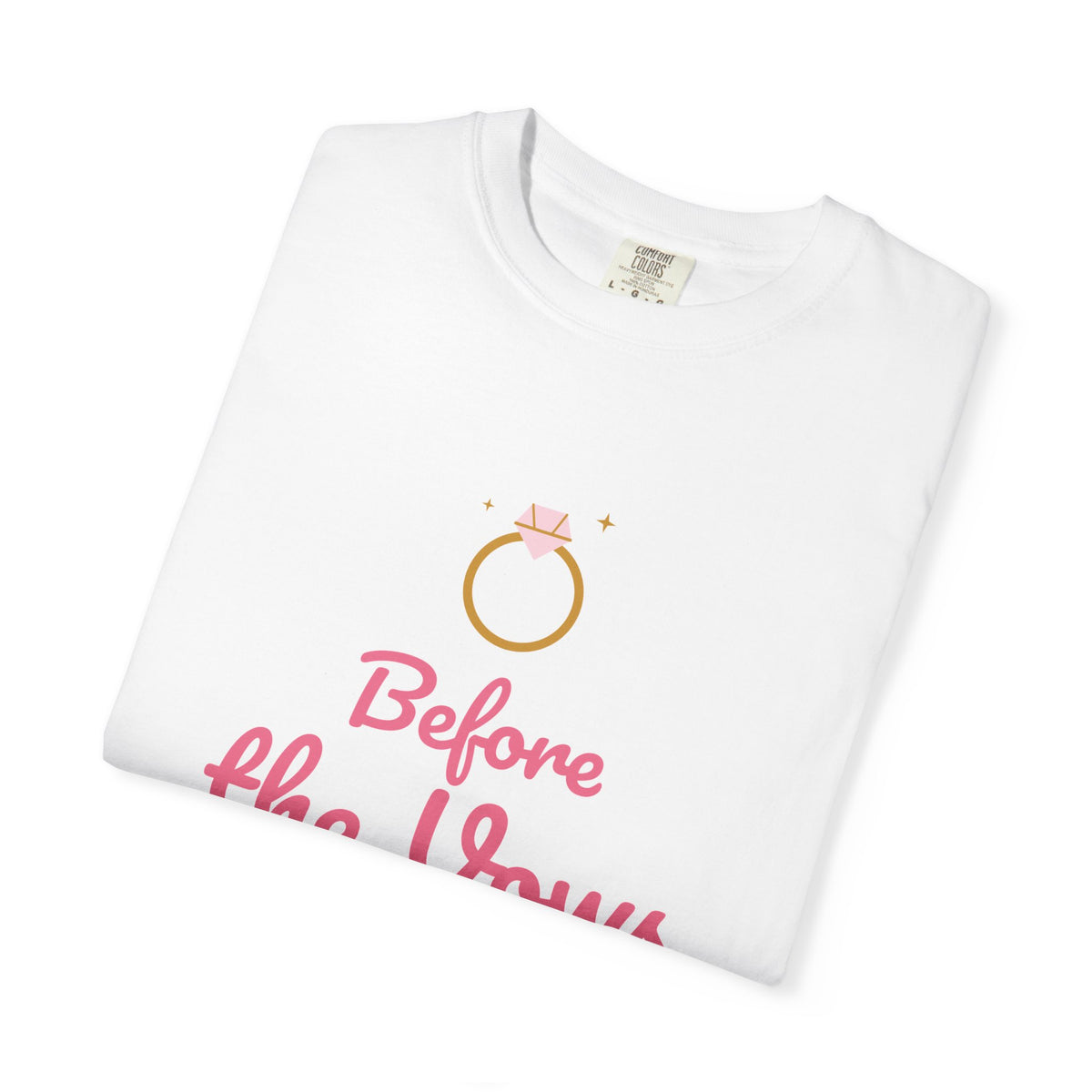 Before the Vows Bachelorette Shirts, Custom City & Year Bach Party Tee, Bride and Crew Matching Comfort Colors Shirts