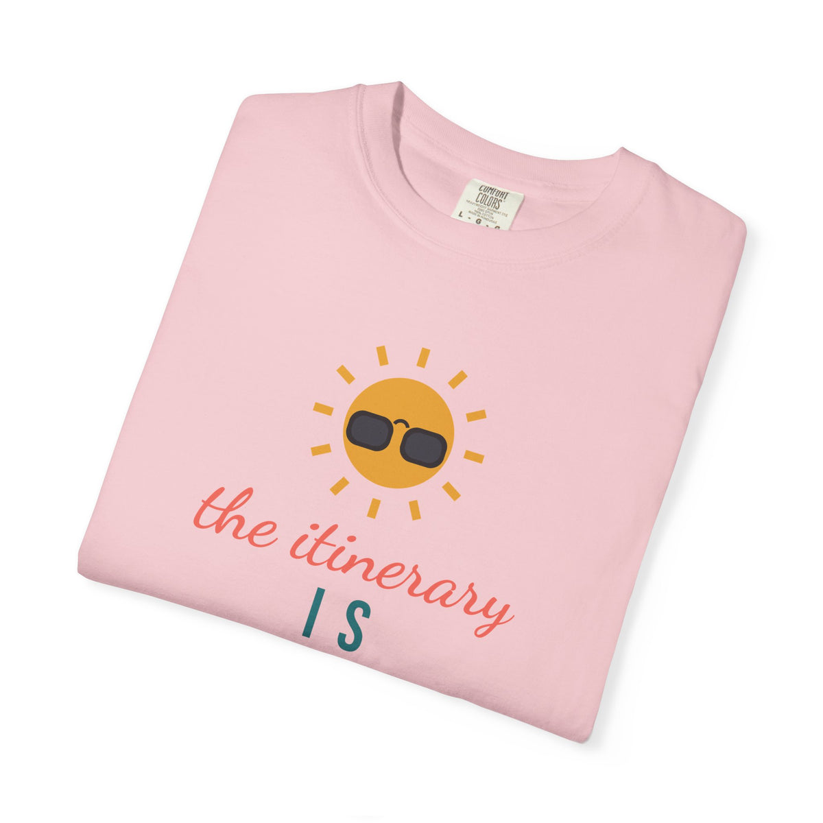 The Itinerary Is Sunshine Girls' Trip Shirt, Custom Destination & Year Beach Vacation Tee, Matching Weekend Shirts